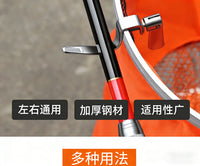 不锈钢鱼护侧挂钩抄网外挂钩毛巾挂钩抄网杆脱钩鱼护抄网外挂钩子