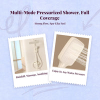 Digital thermostat rainfall shower set