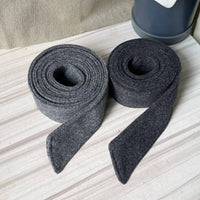 Adjustable Wool Coat Belt, Unisex, Black, Fall Winter