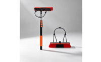 High-Reach Solar Panel Cleaning Brush Extendable Telescopic Cleaning Brush Telescoping Water-Fed Washing Kit Adjustable for Cleaners, Window Panes, Roofs