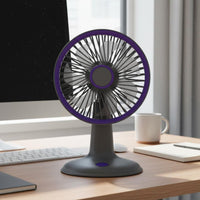 Rechargeable Desk Fan Compact Mini Air Circulator Easy to Clean for Office
