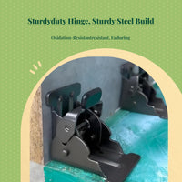 Auto-Locking Folding Hinge, 180 Degree Mini Hinge, stainless steel, stable furniture connector, DIY table leg support