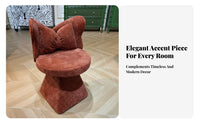 wing-shaped spine Chair Modern & fashion arched spinerest Seat Easy Assembly for Bedroom