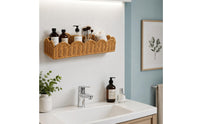 Rectangular Woven Basket Decorative Storage Basket Breathable
