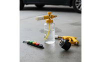 1/4 Inch Quick Connect High Pressure Foam Cannon Wide Mouth Bottle Pressure Washer Foam Cannon Heavy Duty Construction