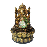 Resin Thai Buddha Statue Water Fountain Ornament