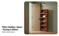 Space-Saving Slim Behind-Door Rack adaptable Design Behind-the-Door Storage Tower Customizable Organization Pegboard Organizer Multifunctional for Apartment Dwellers, Homeowners, Small Spaces, Entrypassage, Bedroom, Bathroom