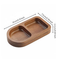 Korean Side Dish Plate Versatile Use Korean Design Dipping Bowl Multi-Compartment Sauce Plate for Barbecue