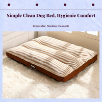 Dog Bed, Orthopedic cleanable Pet Sofa, Removable Cover, Winter Warm Mat for Large Dogs