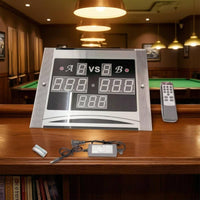 Digital Billiards Scoreboard Wireless Controller Control Billiard Score Board