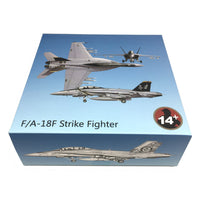 1：100美国F-18B Strike Fighter战斗攻击机仿真合金飞机模型