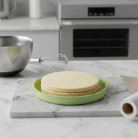 Round Silicone Cake Pan Side Handles Shallow Silicone Cake Pan Food-Grade