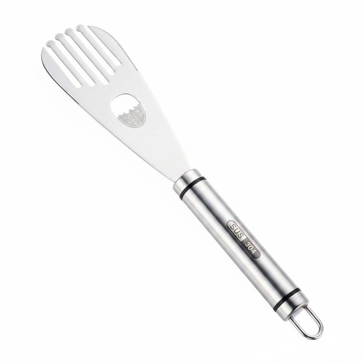 Easy to Clean Stainless Steel Pizza Shovel Ergonomic Handle Pastry Cutter Spatula for Bakery, Party