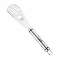 Easy to Clean Stainless Steel Pizza Shovel Ergonomic Handle Pastry Cutter Spatula for Bakery, Party