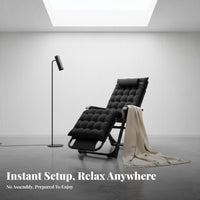 Folding Recliner Chair Foldable Design Folding Recliner No Assembly Required