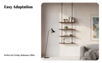 Ceiling-Suspended Single storage-areaSaving unobstructed Shelving single-tier Modern & fashion