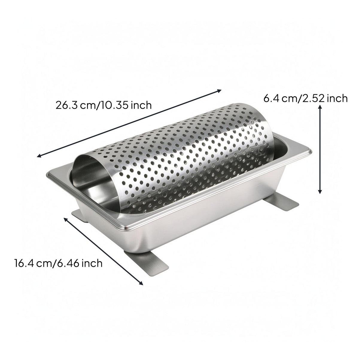Stainless Steel Butter Roller Polished Metal Kitchen Utensil Easy to Clean