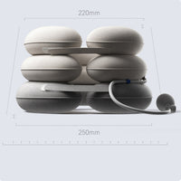 Inflatable Travel Neck Pillow Textile Cover Travel Neck Pillow Compact