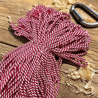 Hand-Woven Paracord Lanyard for DIY Crafts and Outdoor Use