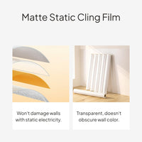Removable Matte Waterproof Wall Protection Film, Transparent