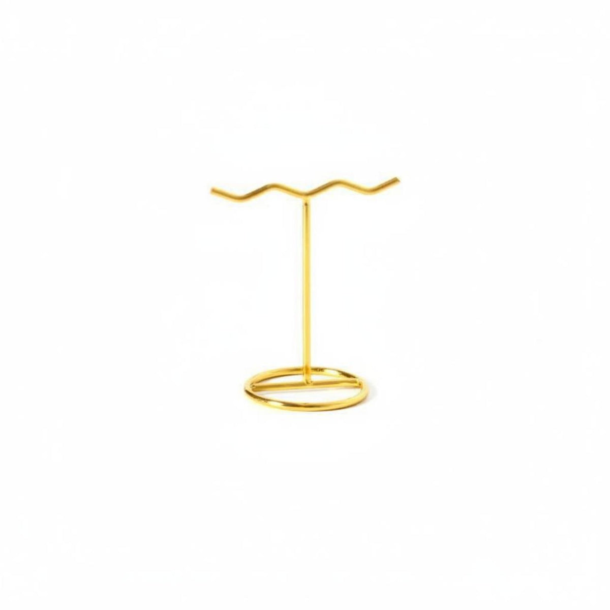 T Shaped Jewelry Stand Multifunctional Storage Metal Earring Holder Minimalist Bracelet Holder Stand for Retailers