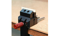 Precision Vise with Jaw Pads Versatile Tabletop Vise Clamp for Hobbyists, Jewelers, Home Studio