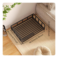 Breathable mesh elevated pet bed