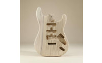 Handmade Unfinished Electric Guitar Body DIY Friendly Basswood Guitar Body Paintable Musical Instrument Part for Luthiers, Workshop