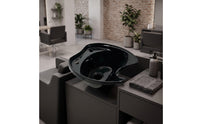 Hair Salon Shampoo Sink Salon Wash Basin Professional Washing Unit for Barbers, Barbershop, Styling Area
