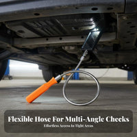 Telescopic Inspection Mirror Portable Under Vehicle Inspection Mirror Stainless Steel for Mechanics, Car Repair