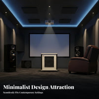 1 Piece Home Theater Amplifier Rack Audio Equipment Cabinet Professional Audio Rack Heavy-duty Casters Lockable Door with Wheels Suitable for Audiophiles Djs KTV Room Studio