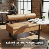 Modular Combination Upholstered Banquette and Chair Set Modern Design Cafe Furniture Restaurant Seating for Bar Owners, Interior Designers, Coffee Shop, Lounge Area