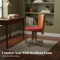 Perforated Side Chair Modernist artistic movement Upholstered Accent Chair Minimalist adaptable for residents, Bedroom, Kitchen