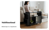 Rolling Side Table Multi-Functional Storage Trolley Space-Saving