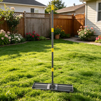 Lawn Leveling Rake Stainless Steel Sand Leveling Rake Heavy Duty for Golf Course