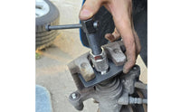 Hand-Operated Brake Caliper Piston Tool Threaded Spindle Piston Reset Tool T-Handle Disc Brake Compressor Knurled Grip for Mechanics, Garage