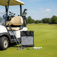 Sport Push Cart Storage Bag Drawstring Lock Sport Cart Mesh Bag Sports Accessory Easy Installation Thickened Bottom