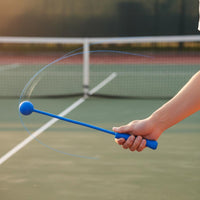 Tennis Serve Whip Improves Timing Forehand Backhand Coach Weighted Head