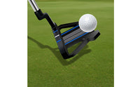 Stainless Steel Putter Practice Aid Zinc Alloy Putting Practice Tool No Assembly Required Putting Stroke Practice Aid Portable for Beginners