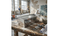 Cement Trough Trapezoidal Mortar Pan Rigid for Home Renovation, Diyers
