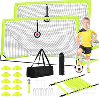 New Portable Foldable Football Goal 6x4FT for Youth Outdoor Soccer Goal Frame
