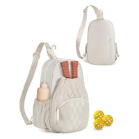 New Tennis Bag Pickleball Backpack Crossbody Pickleball Paddle Bag Lightweight Sports Gear and Travel Racket Bag