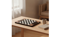 Horsehair Chessboard Checkered Chess Board Ornament Long-Lasting for Office