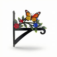 Wall-Mounted Plant Bracket Multi-Purpose Metal Plant Hanger Space-Saving