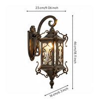 Garden Wall Lantern Waterproof Porch Lantern Light Super Bright for Patio