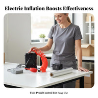Multiple Nozzles Air Column Bag Filler Ergonomic Design Electric Inflator Handsunrestricted Operation PA & Ckaging Equipment for E-Commerce Sellers, Small Business Owners, Warehouse Workers, PA & Cking Station, Shipping Department, Logistics Center