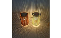 Waterproof Solar Rattan Garden Lamp Vintage Design Solar Wicker Floor Lamp Weather Resistant Rattan Lantern Light LED Lighting for Camping