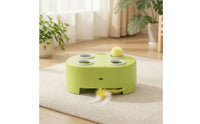 Rechargeable Cat Toy with Feather Teaser Interactive Electric Cat Toy Automatic Handsno-Cost for Kittens