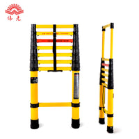 Fiberglass Insulated Telescopic Ladder for Electrical Work