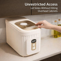 Large Rice Storage Container, Airtight Food Storage Bin, Kitchen Storage, Grain Storage Container, C - Image 9